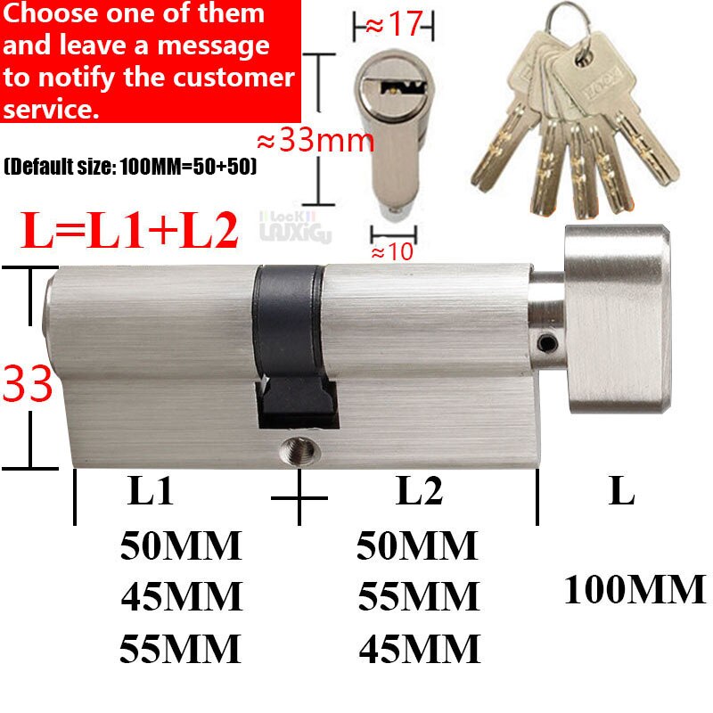 Common standard lock cylinders cylinder locks for entry doors Bedroom cylinder lock Cylinder door lock Interior door lock - KiwisLove