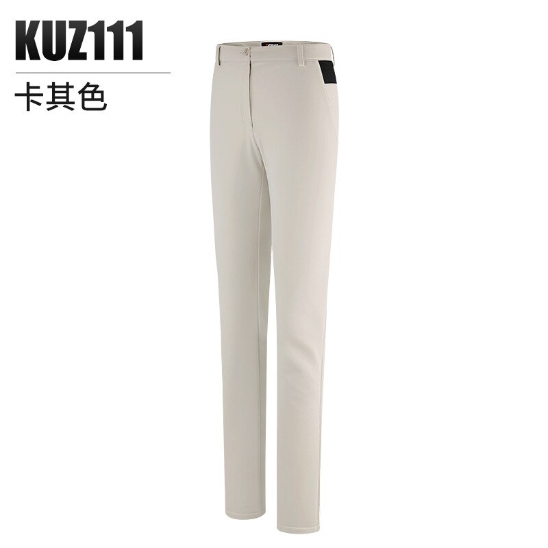 PGM Autumn Winter Waterproof Women Golf Trousers Thick Keep Warm Long Pant Plus Velvet Golf Ball Pants Windproof Tennis Clothing - KiwisLove