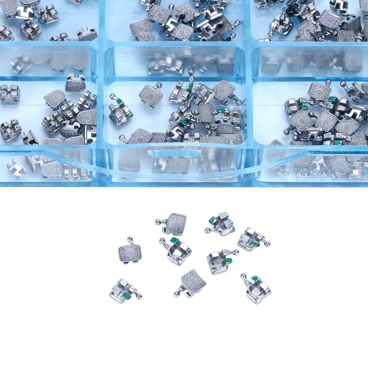 20Sets=400Pcs AZDENT Dental Orthodontic MIM Monoblock Bracket Braces Mini Roth/MBT Whole Casting Process - KiwisLove