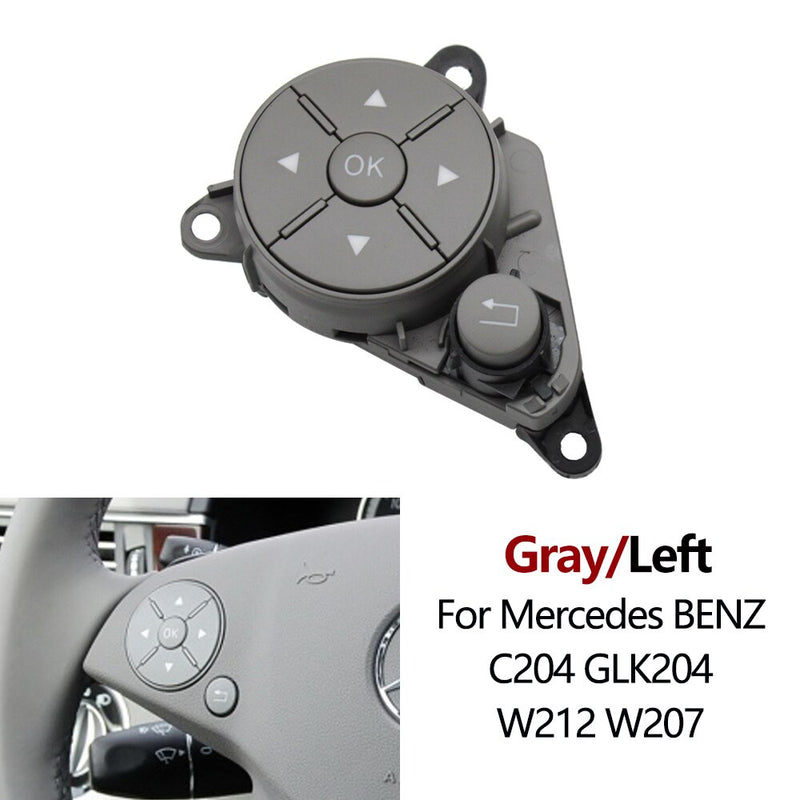 Car Left Right Steering Wheel Button Control Switch For Mercedes Benz 204 C Class GLK X204 E Class W212 2048210351,2048210451 - KiwisLove