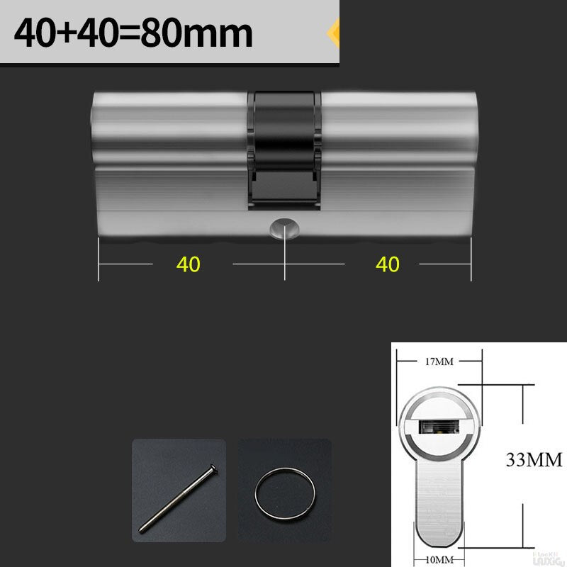 Common standard lock cylinders, cylinder locks for entry doors,  key locks.outdoor door locks,Cylinder door lock  8 alloy keys - KiwisLove