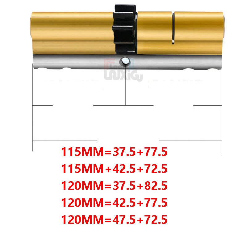Gear door lock 10 tooth lock core 11 tooth lock 13 tooth lock outdoor door lock anti-theft door Lock cylinder 10 keys Tooth lock - KiwisLove