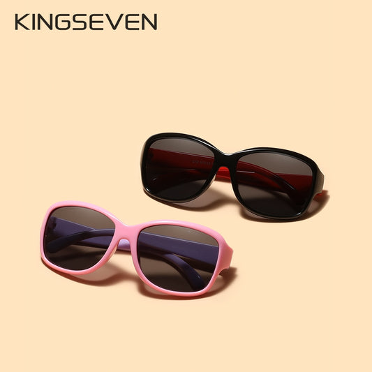 KINGSEVEN design Kids Sunglasses Boys Baby sunglasses Girls Children Glasses Camouflage Sun Glasses For Boys Gafas De Sol UV400 - KiwisLove