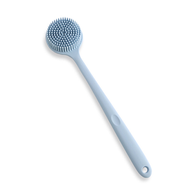 Multifunctional Silicone Brush Body Long Handle Double-Sided Bath Shower Brush Back Massage Exfoliation Wisp Body Scrub Brush - KiwisLove