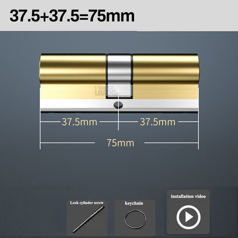 European standard lock cylinders Outdoor door locks,cylinder locks for entry doors, Cylinder door lock cylinder 8 keys lock core - KiwisLove