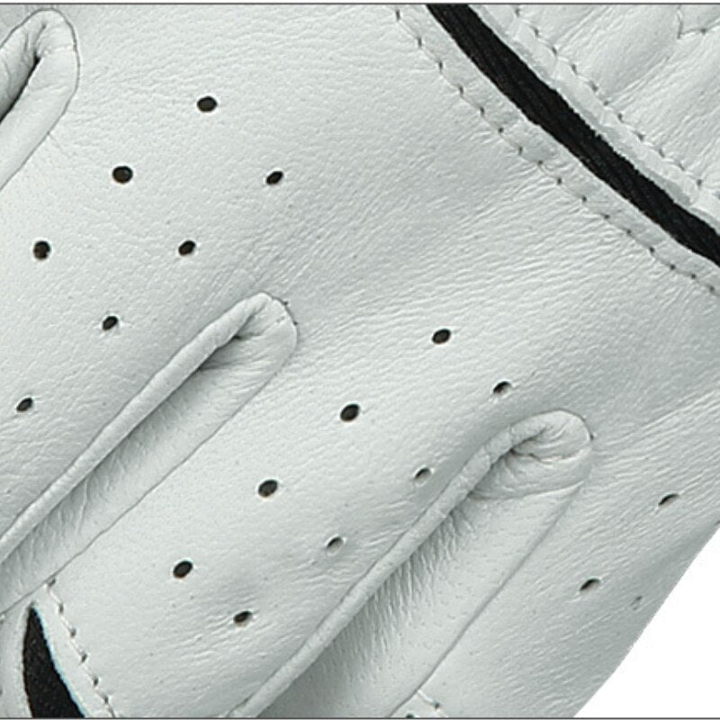 PGM Men Golf Gloves Kid White Cape Genuine Leather Sport Hand Glove Wear Breathable Skid-proof Single Left Right Handed ST025 - KiwisLove
