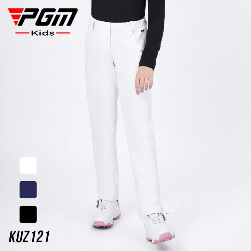 PGM Autumn Winter Waterproof Children Golf Trousers Thick Keep Warm Long Pant Boys girls Plus Velvet Golf Pants Windproof KUZ121 - KiwisLove