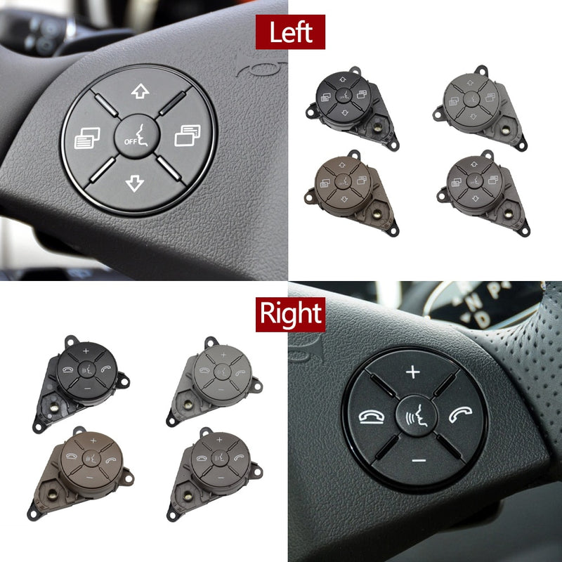 Left Right Steering Wheel Switch Control Button Multi-function Keys For Mercedes BENZ W164 ML GL W251 1648700558,1648700658 - KiwisLove