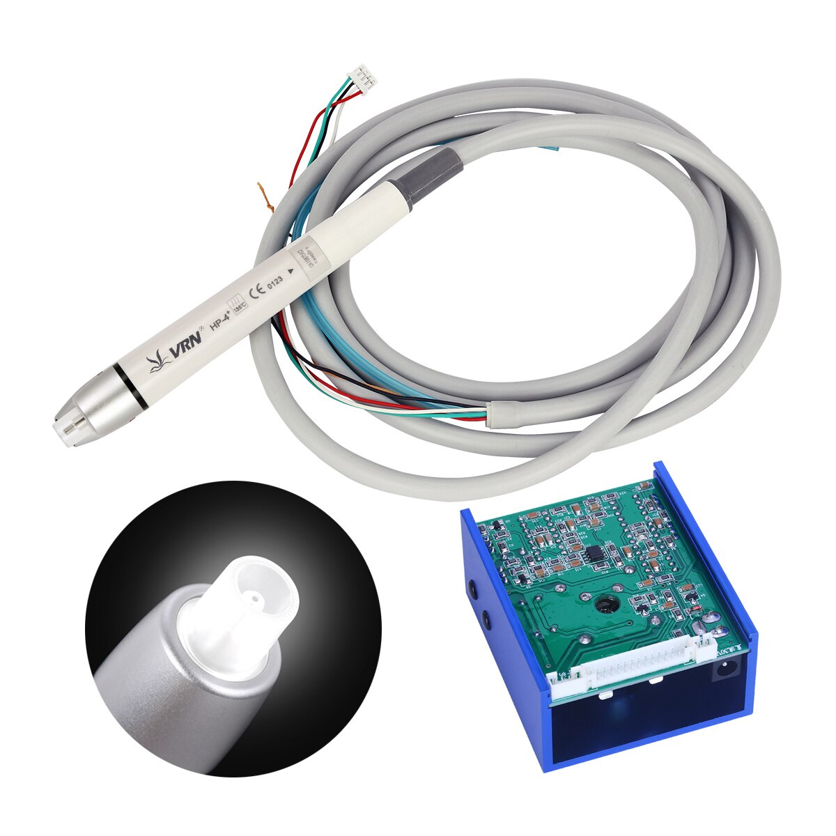 Dental Build In Ultrasonic Scaler With Fiber Optic Handpiece Suitable For EMS ,WOODPECKER - KiwisLove