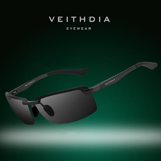 VEITHDIA Brand Sport Sunglasses  Aluminum Eyeglasses Polarized Lens Vintage Eyewear Male Driving Sun Glasses For Men/Women V6510 - KiwisLove
