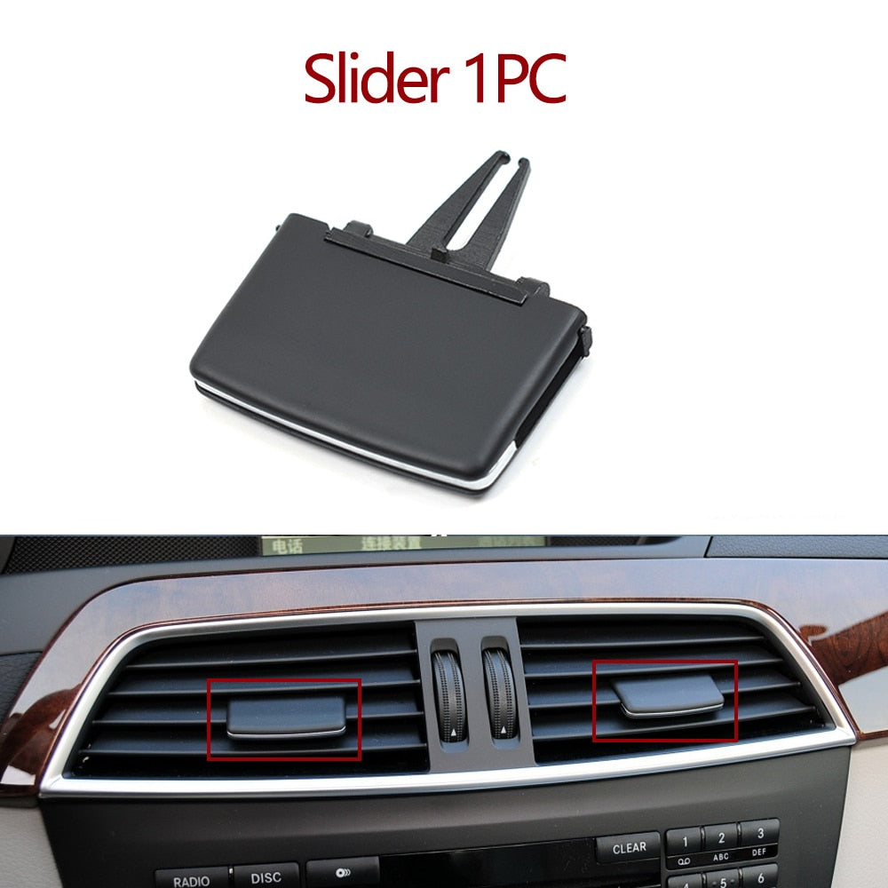 Front Central Dashboard Air Conditioning Middle Ac Vent Grille Repair Kit For Mercedes Benz C Class W204 2011-2014 204830615 - KiwisLove