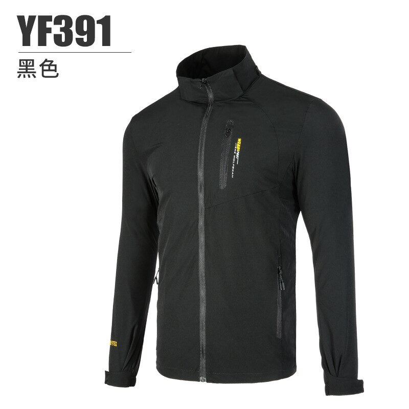 PGM Autumn Men Golf Windbreaker Golf Clothes Outdoor Sport Leisure Jacket Long Sleeve Windproof Coat Waterproof Sportswear YF391 - KiwisLove