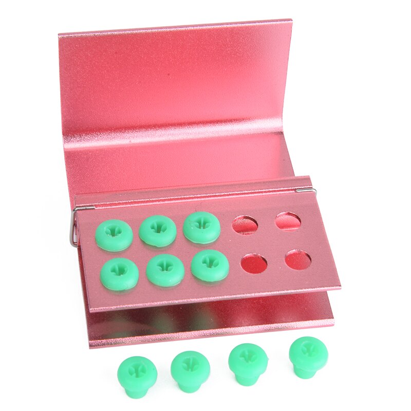 Dental Burs Holder For FG RA Bur Aluminum Dental Bur Block With Cover Autoclavable 16Holes/10Holes - KiwisLove