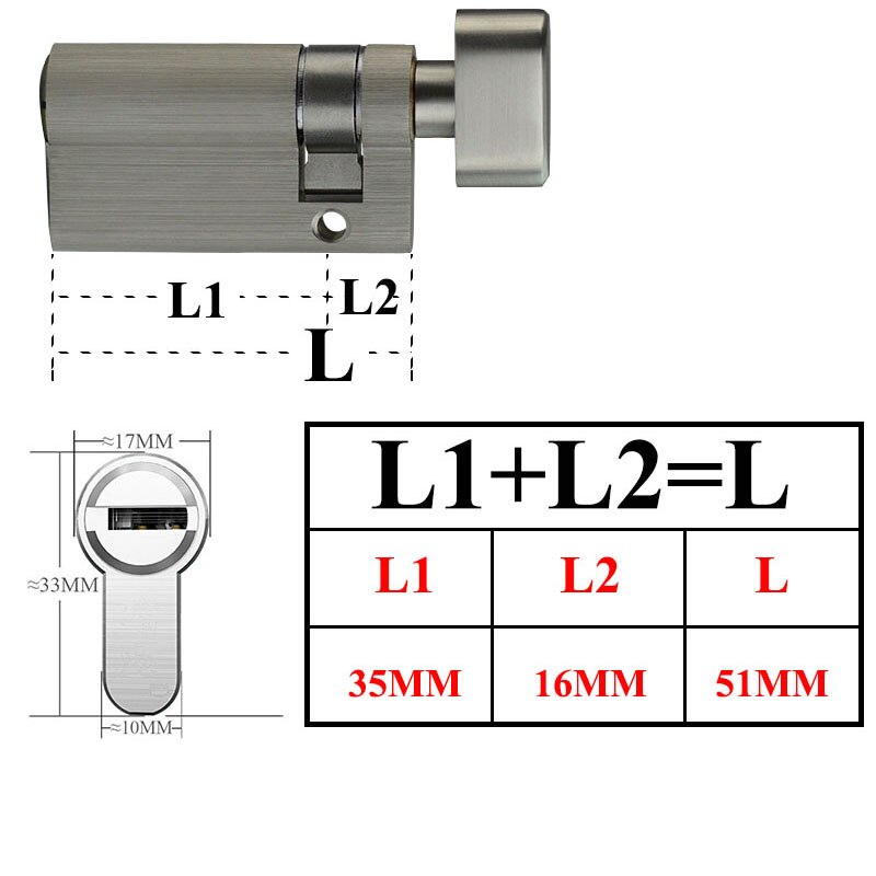 Door lock Lock cylinder,Cylinder Lock outdoor door lock,Entrance lock,  Cylinder door lock 5 keys Lock core DOOR LOCK - KiwisLove