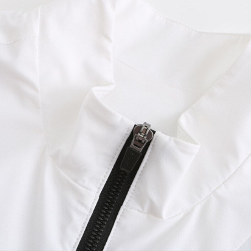 PGM Spring Jacket Men Golf Autumn Winter Warm Ultralight Windproof Sport Coat Wear Long Sleeves Stand Zipper Clothes White YF368 - KiwisLove