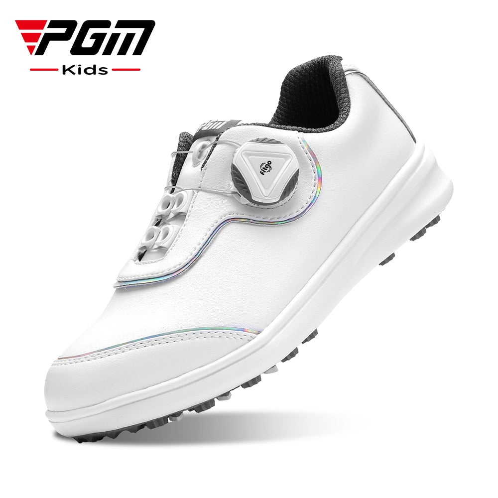 PGM kids Boys girls Golf Shoes Waterproof Anti-slip Light Weight Soft Breathable Universal Outdoor Children&#39;s Sports Shoes XZ231 - KiwisLove