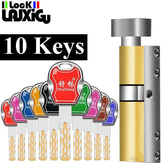 10 colorful keys Door lock Lock cylinder Cylinder lock Outdoor door lock Entry door lock Cylinder door  DOOR KEY LOCK - KiwisLove