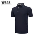 PGM Golf T Shirt Men&#39;S Shirts Summer Short Sleeved Tops Men Breathable Elastic Uniforms Golf Clothing Size M-XXL YF393 - KiwisLove