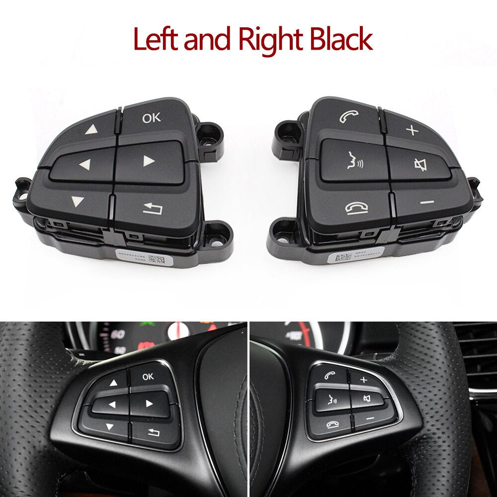 Car Multi-function Steering Wheel Switch Buttons Phone Control Key For Mercedes Benz GLS GLE W117 W166 W292 W156 W246 0999050600 - KiwisLove