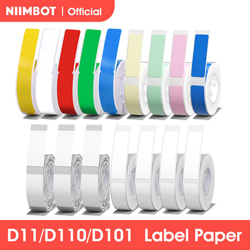 Niimbot D11 D110 D101 Mini Thermal Label Printer Paper Waterproof Anti-Oil Printing Label No Glue Scratch-Resistant Tape Sticker - KiwisLove