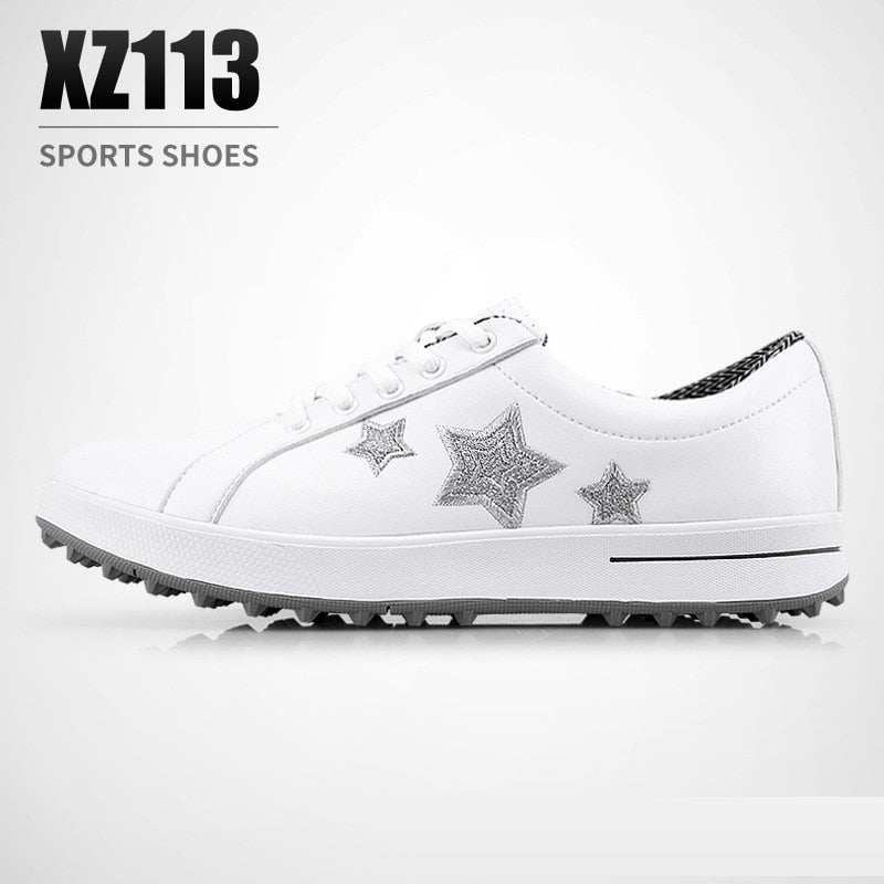 PGM Women Golf Shoes Leisure Fixed Nail Waterproof Sneakers Women Non-Slip Small White Girls Sports Shoes XZ113 - KiwisLove