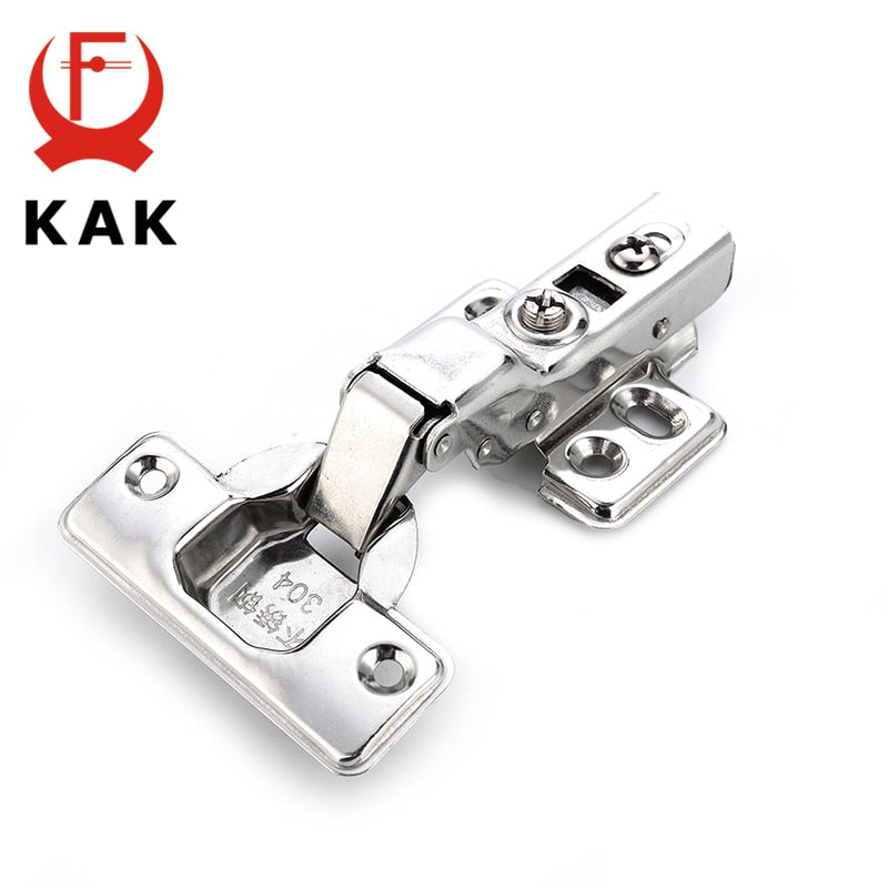 KAK C Series Hinge Stainless Steel Door Hydraulic Hinges Damper Buffer Soft Close For Cabinet Cupboard Furniture Hardware - KiwisLove