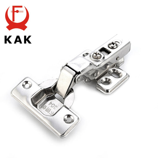 KAK C Series Hinge Stainless Steel Door Hydraulic Hinges Damper Buffer Soft Close For Cabinet Cupboard Furniture Hardware - KiwisLove