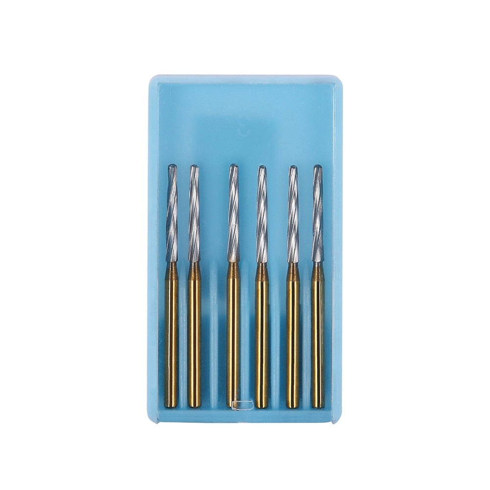 FG  Carbide Tungsten Bone Cutters Burs Drill 6pcs/Pack Tooth Extraction Burs For High Speed Handpiece - KiwisLove