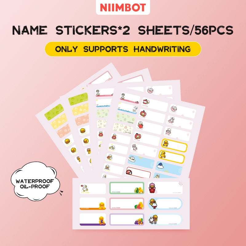 Niimbot Pocket Printer Labels Tape Printer Maker for Stickers D110 D11 D101 Labeling Self-adhesive Label Paper For Home Office - KiwisLove