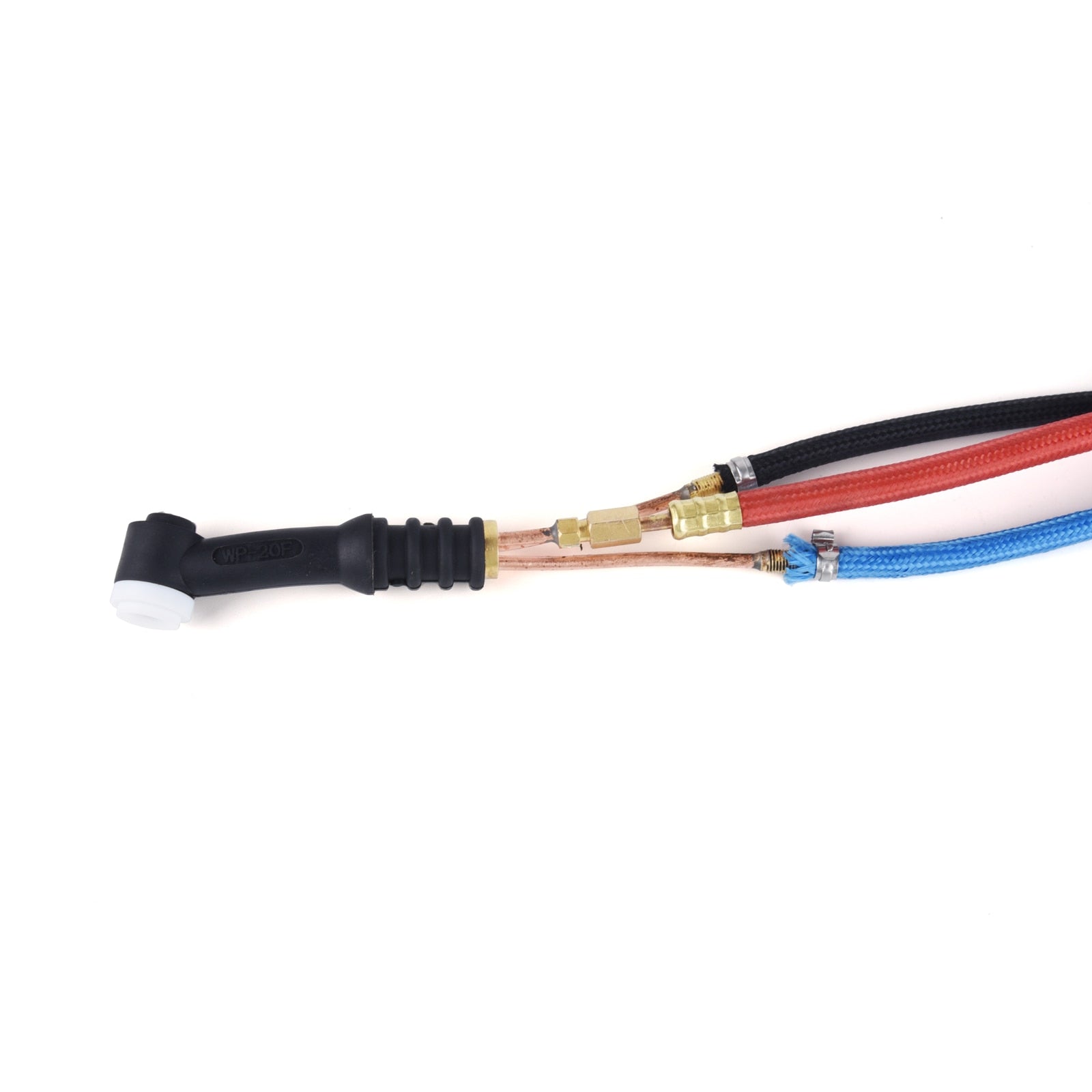 WP20 WP20F TIG Welding Torch Rubber Red Hose 4M/13.12ft Water Cooled TIG Torch L.H Stud Connector 2pins Foot Pedal - KiwisLove