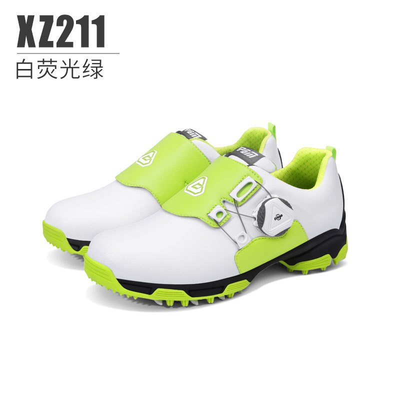 PGM Children&#39;s Golf Shoes Knob Shoelaces Anti-side Slip Waterproof Teenager Sports Shoes Boys and Girls Sneakers XZ211 - KiwisLove