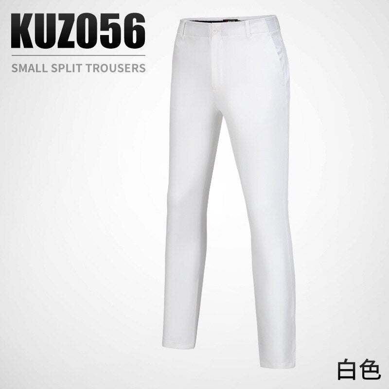 PGM Men&#39;s Golf Pants Summer Pants Ultra-Stretch Outdoor Sports Pants Waist Elastic Band Comfortable Gold Wear Apparel Clothing - KiwisLove