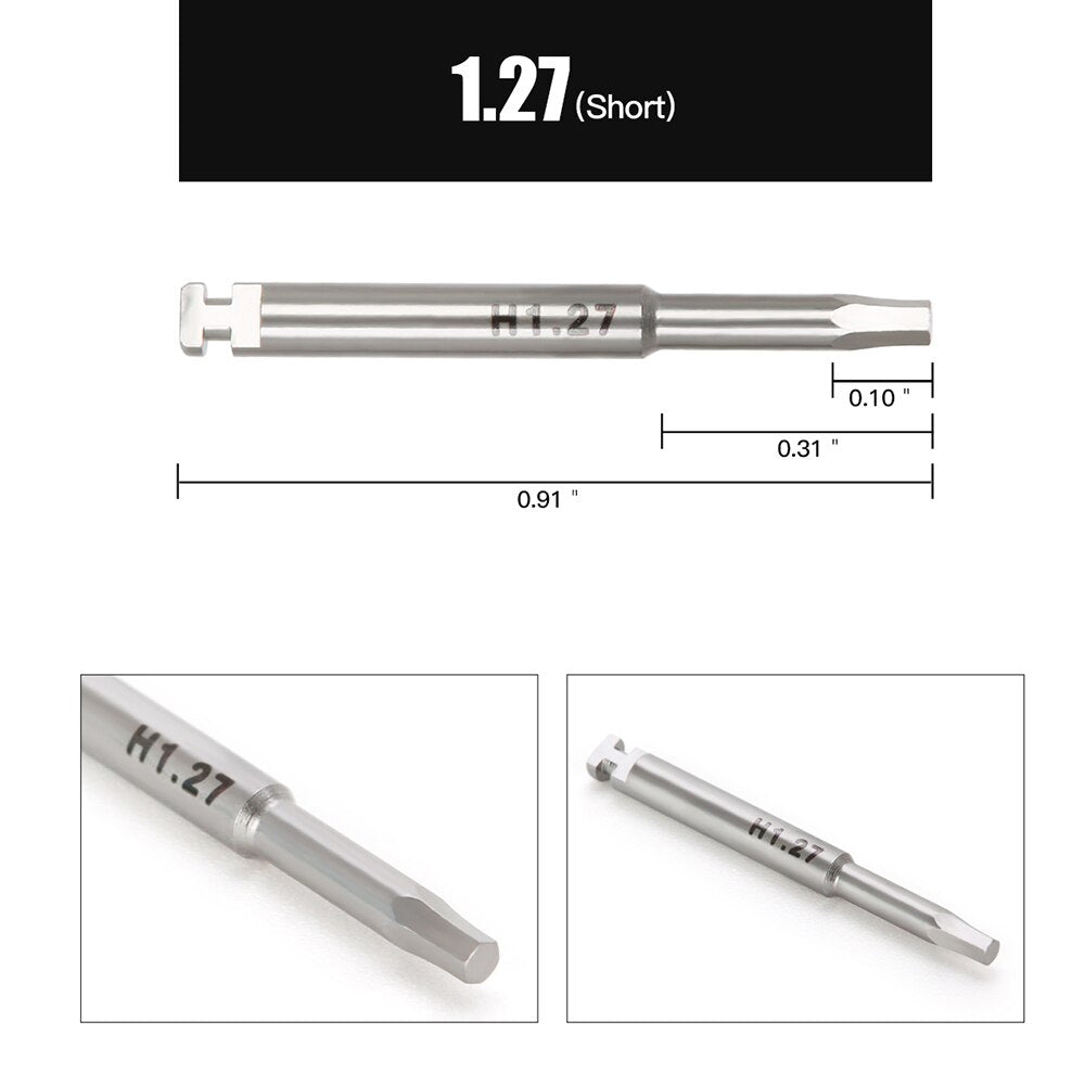 1PC Azdent Dental Implant Screw Driver For Low Speed Handpiece Long Drivers 29mm Short Drivers 23mm Shank Dia.2.35mm - KiwisLove