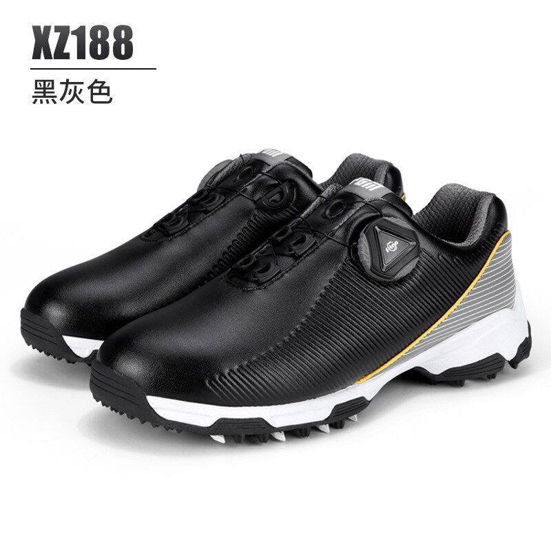 PGM Golf Kids Sport Shoes Boys Golf Shoes Kid Sneaker Girls Youth Waterproof Shoes Anti-skid Outdoor Grass Sports XZ188 - KiwisLove