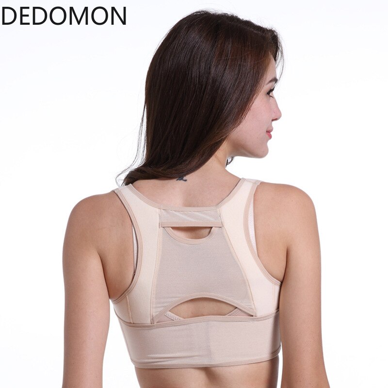 1PC Women Chest Posture Corrector Support Belt Body Shaper Corset Adjustable Shoulder Back Brace Back Pain corretor de postura - KiwisLove