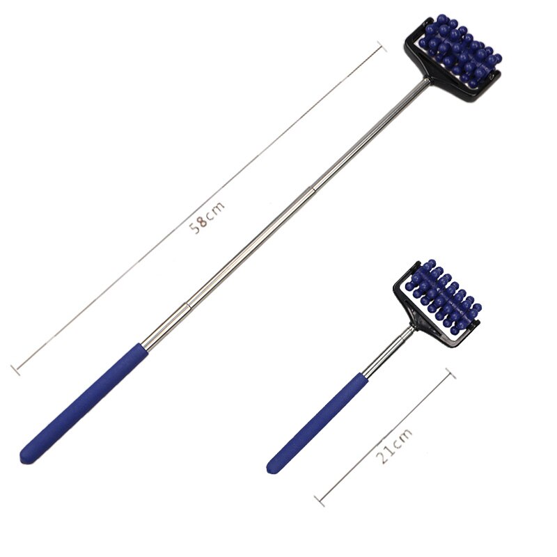 Back Scratcher Telescopic Massage Roller Relaxing Hand Massage Tool Reflexology Face Hand Foot Back Body Therapy Roller Massage - KiwisLove