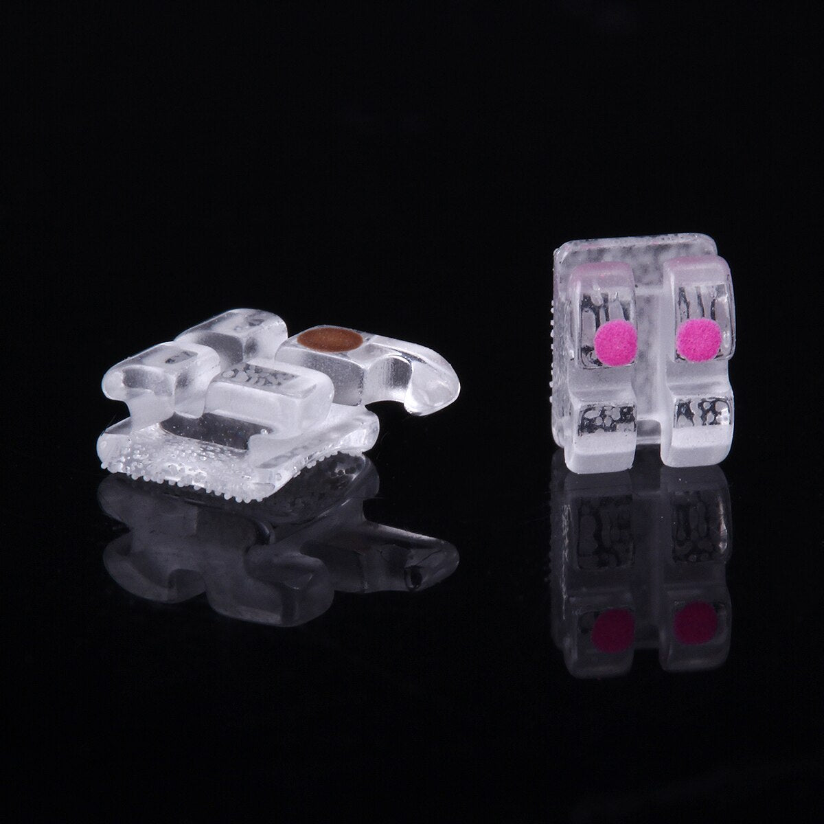 Dental Orthodontic Monocrystalline Sapphire Ceramic Bracket Roth.018. 345Hooks - KiwisLove