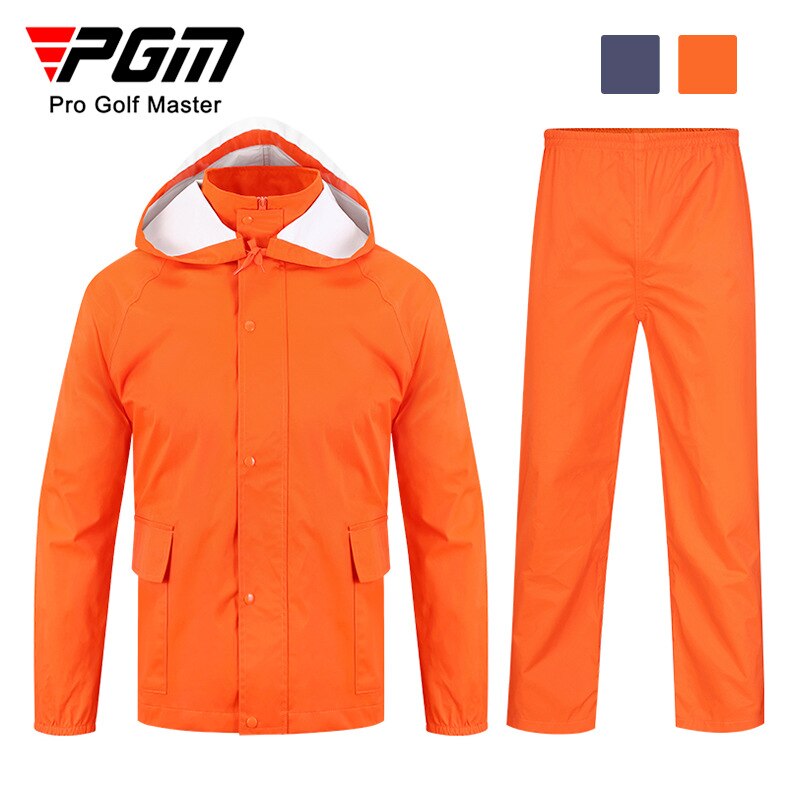 PGM Golf Men Hood Raincoat Rainstorm Impermeable Rain Poncho Waterproof Jacket Pants Suit Rainwear Motorcycle Rain Gear YF482 - KiwisLove