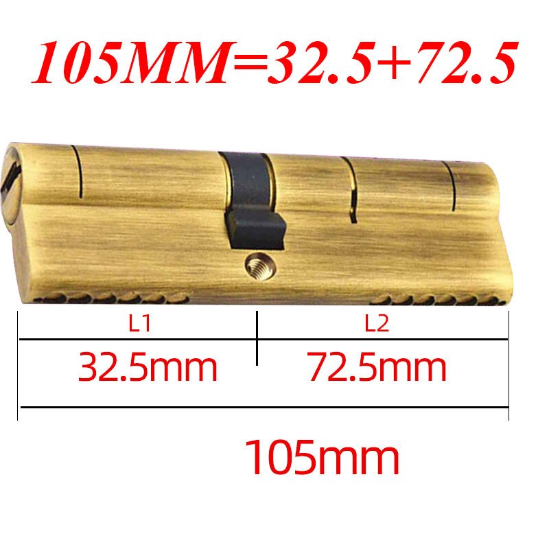 European standard cylinder lock cylinder door lock key lock anti-theft door lock entry door cylinder lock outdoor door lock - KiwisLove