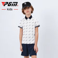 PGM Golf T-shirt Golf Clothing Boys Quick-drying Golf shirts Summer Breathable Elastic Golf Short Sleeved Uniforms YF406 - KiwisLove