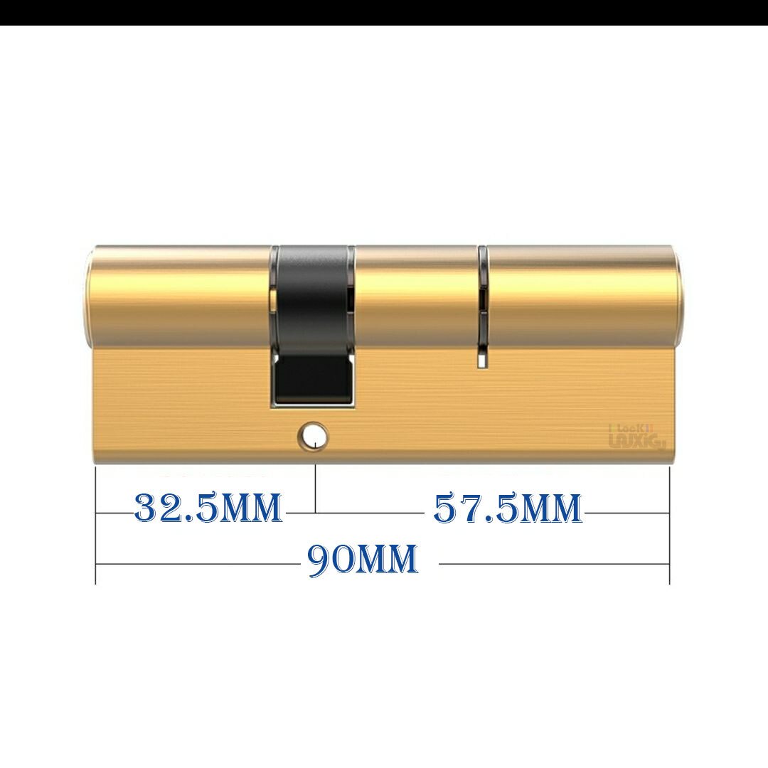 Common lock cylinders Cylinder lock for entrance door Outdoor door lock Cylinder door lock 7 colorful keys Key lock - KiwisLove