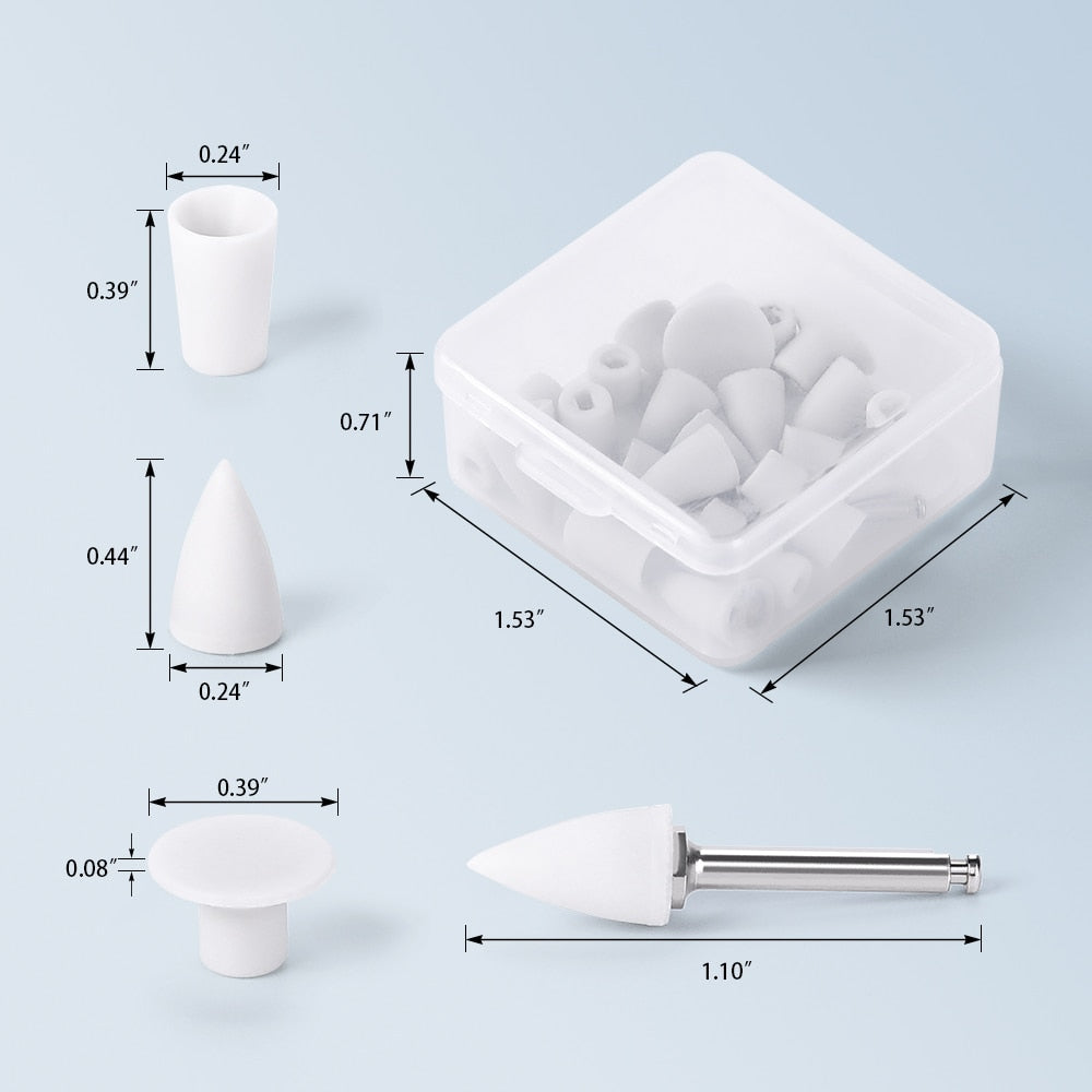 20Pcs/BOX Dental Composite Restorations For Finishing And Polishing CA: 2.35MM   Speed :7,000-10,000 rpm/Min - KiwisLove