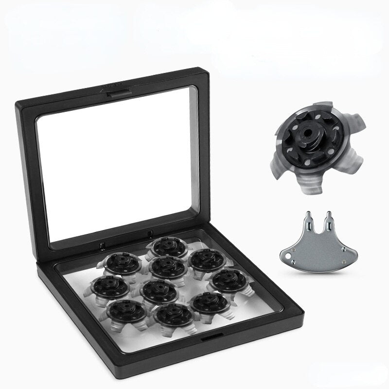 PGM 10pcs Golf Shoes Soft Spikes Pins with Staple Fast Twist Shoe Spikes Replacement Set Golf Training Aids ZP026 - KiwisLove