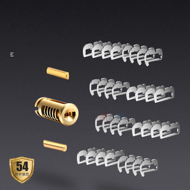 Gear door lock 10 tooth lock core 11 tooth lock 13 tooth lock outdoor door lock anti-theft door Lock cylinder 10 keys Tooth lock - KiwisLove