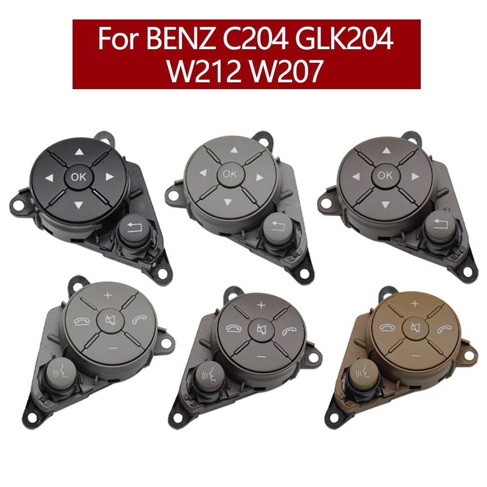 Car Left Right Steering Wheel Button Control Switch For Mercedes Benz 204 C Class GLK X204 E Class W212 2048210351,2048210451 - KiwisLove