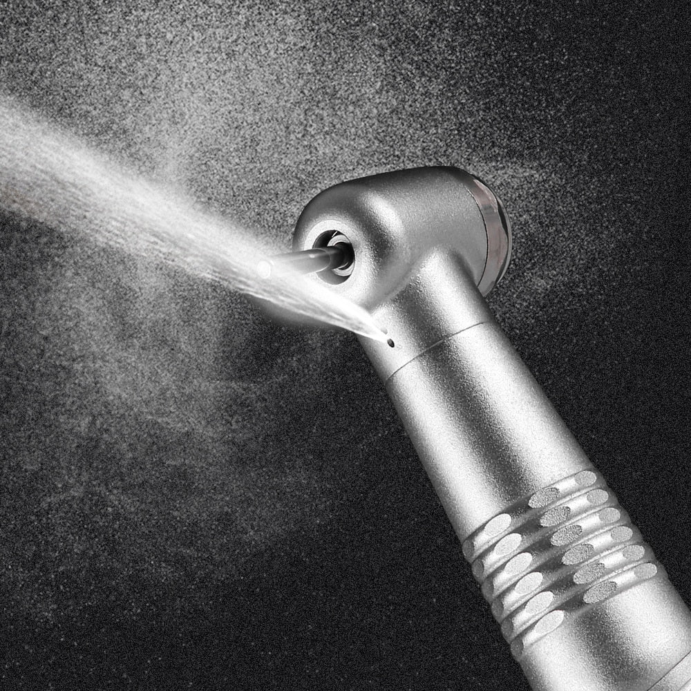 Dental High Speed Handpiece Turbine 2 /4 Hole Standard Push Button 1 Way Spray Apply Bur 1.6mm - KiwisLove