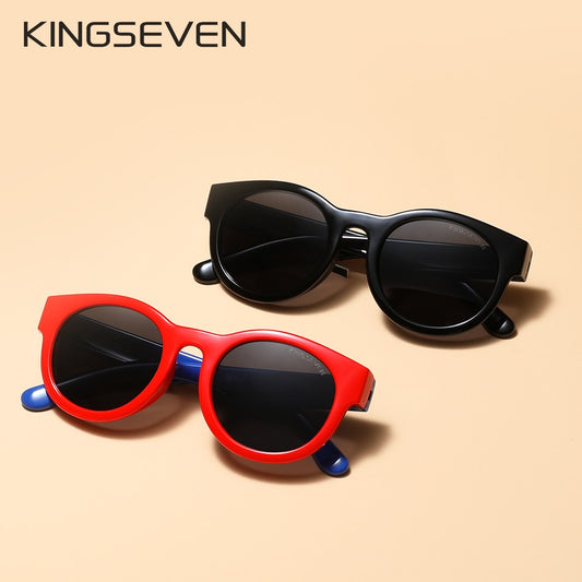 KINGSEVEN Square Polarized Kids Sunglasses Safety Children Sun Glasses Lightly Fashion Boys Girls Shades Eyewear UV400 - KiwisLove