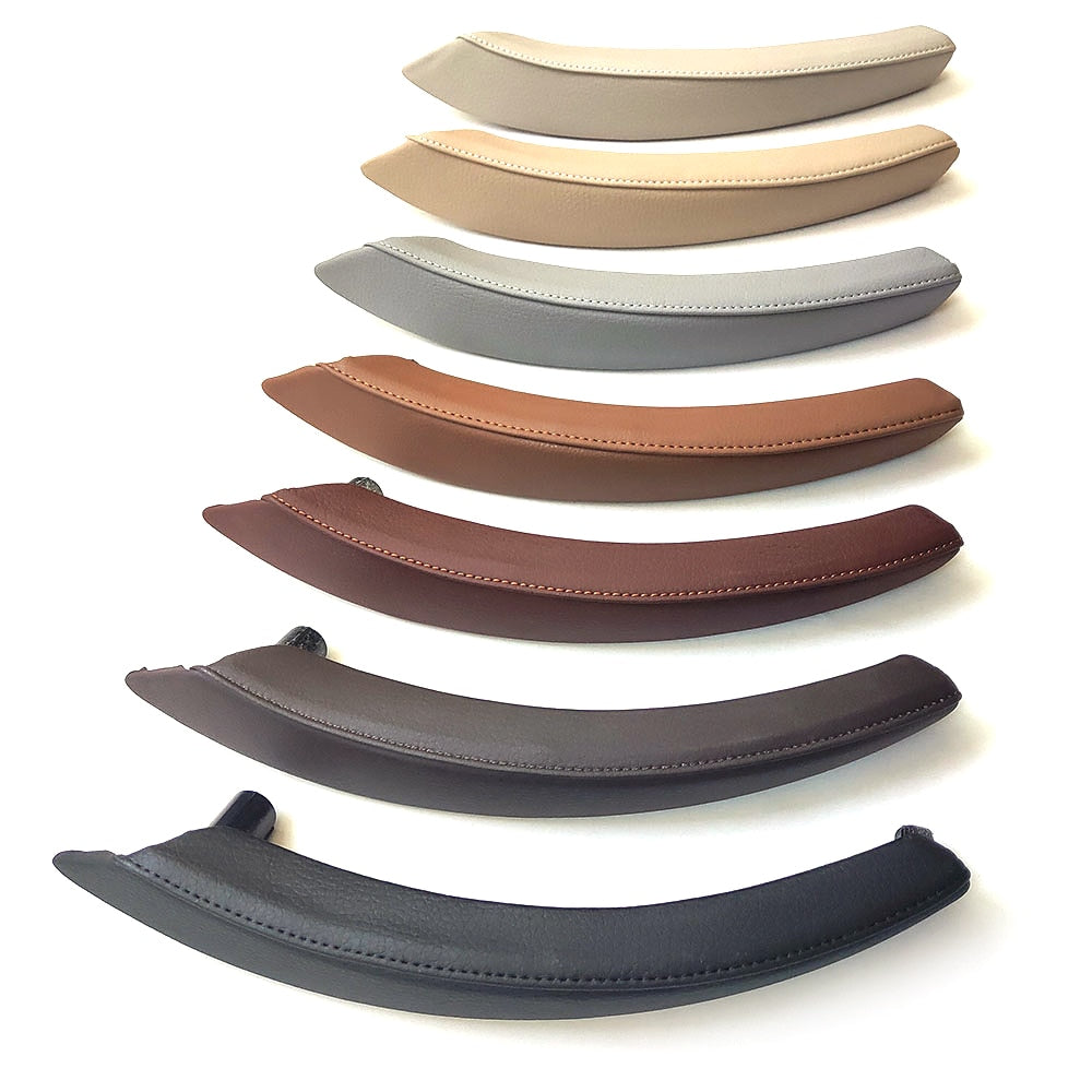 Interior Door Pull Handle Leather Outer Cover BMW X5 X6 E70 E71 E72 2007-2013 - KiwisLove