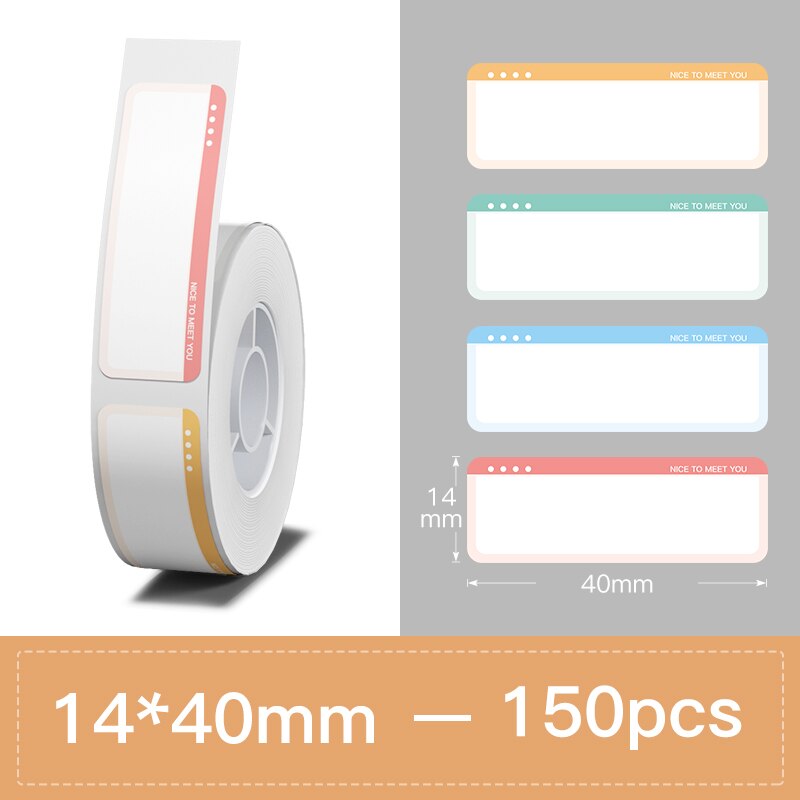 Niimbot B18 Thermal Transfer Printer PET Label Paper Keep 8-10 Years Colorful Carbon Ribbon For Thermal Portable Label Maker - KiwisLove