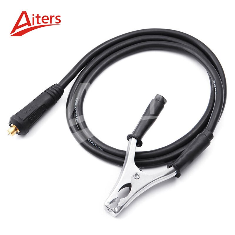 200A 1.5M Groud Welding Earth Clamp Clip Set for MIG TIG Machine Cable DKJ10-25 Plug Welding Pliers - KiwisLove